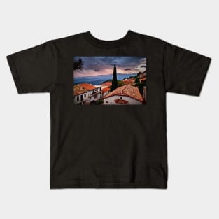 Greece. Town of Delphi. Twilight. Kids T-Shirt